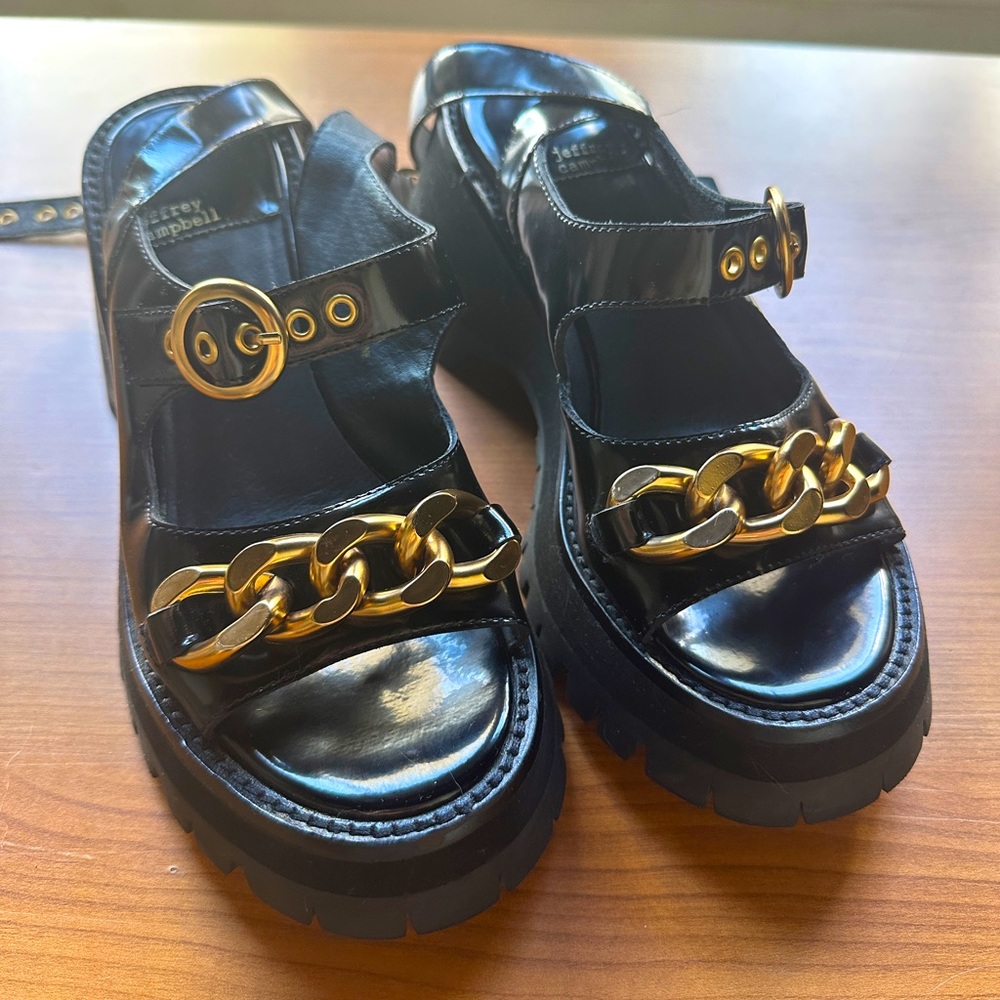 Jeffery Campbell Claire Platform Sandal Size 7